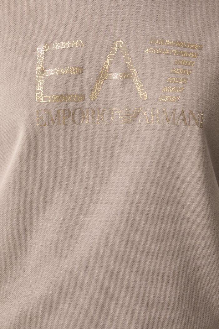 EA7 Emporio Armani bluza damska z bawełną AF12473.7W001366 beżowy