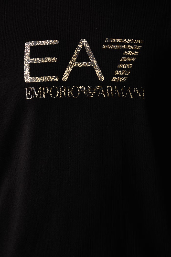 EA7 Emporio Armani bluza damska z bawełną AF12473.7W001366 czarny