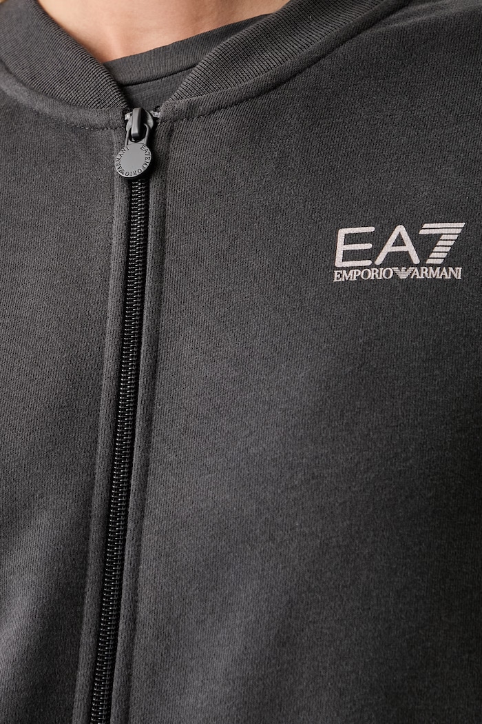 EA7 Emporio Armani bluza rozpinana damska z bawełną AF20758.7W001401 szary