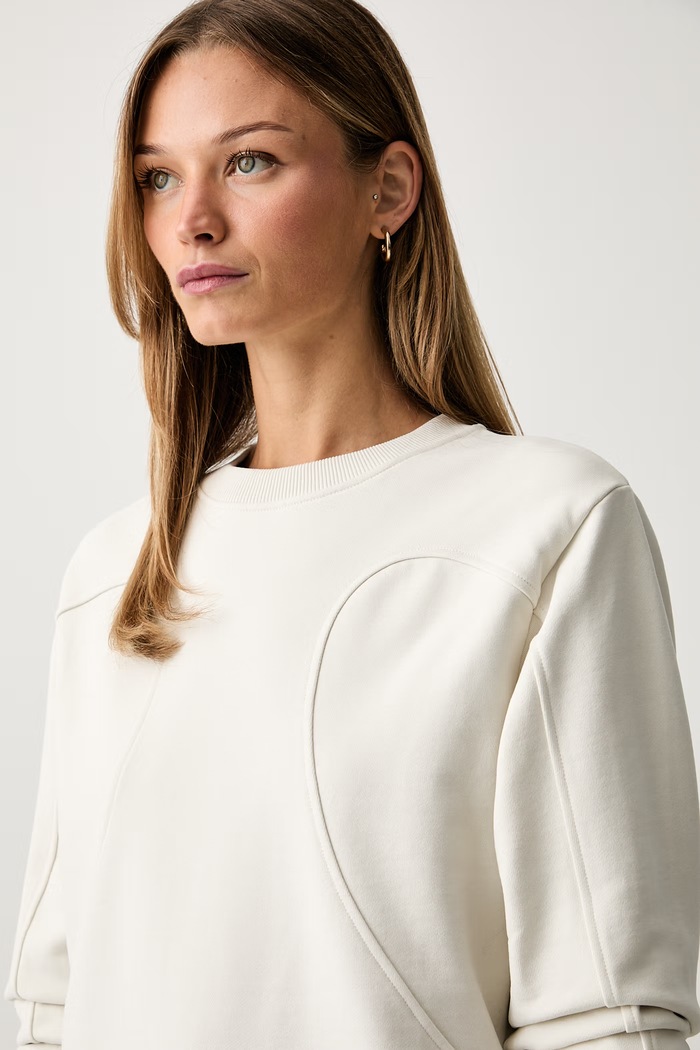 Patrizia Pepe bluza damska bawełniana beżowy 8M0009.J079