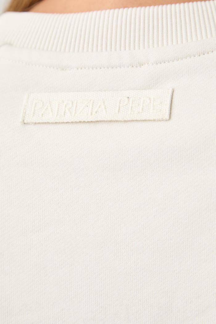 Patrizia Pepe bluza damska bawełniana 8M0009.J079 beżowy