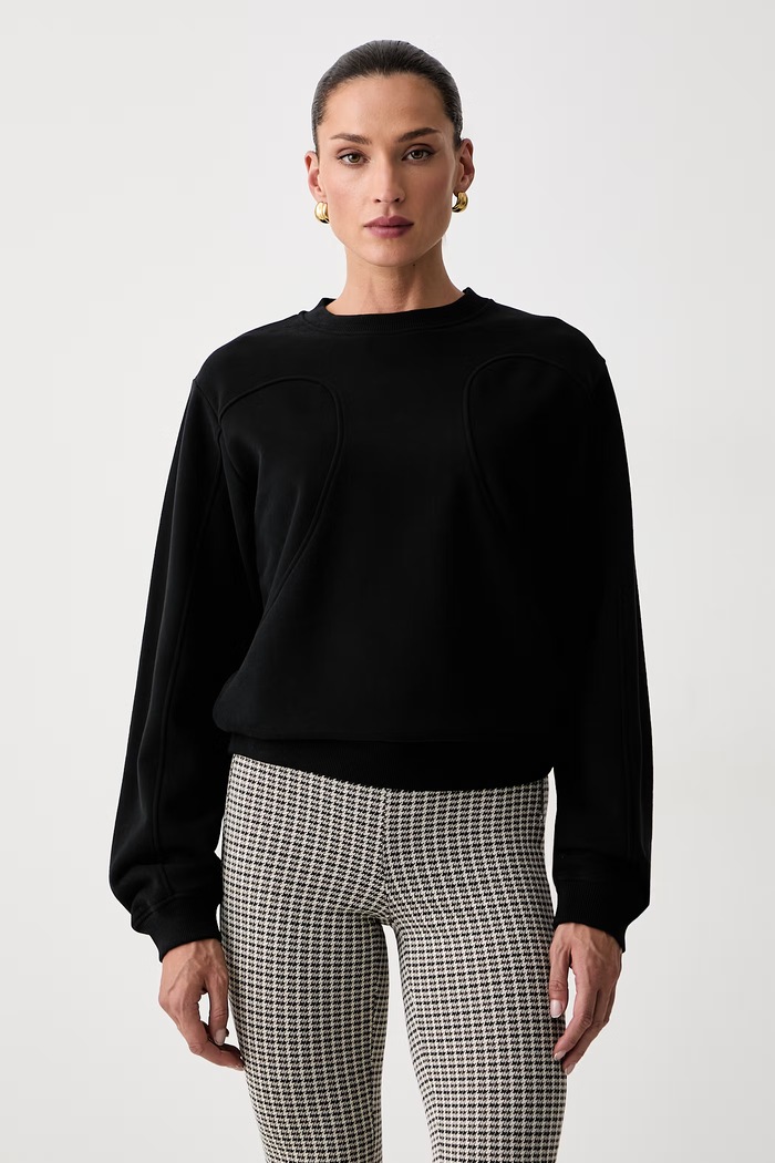 Patrizia Pepe bluza damska bawełniana czarny 8M0009.J079