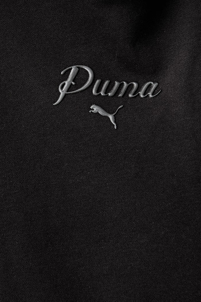 Puma bluza z kapturem damska z bawełną Essentials 694136 czarny