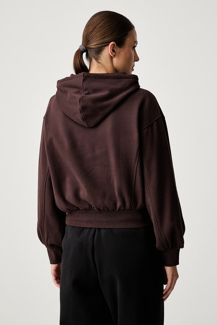 Odzież Puma bluza z kapturem damska z bawełną HER 694027 brązowy