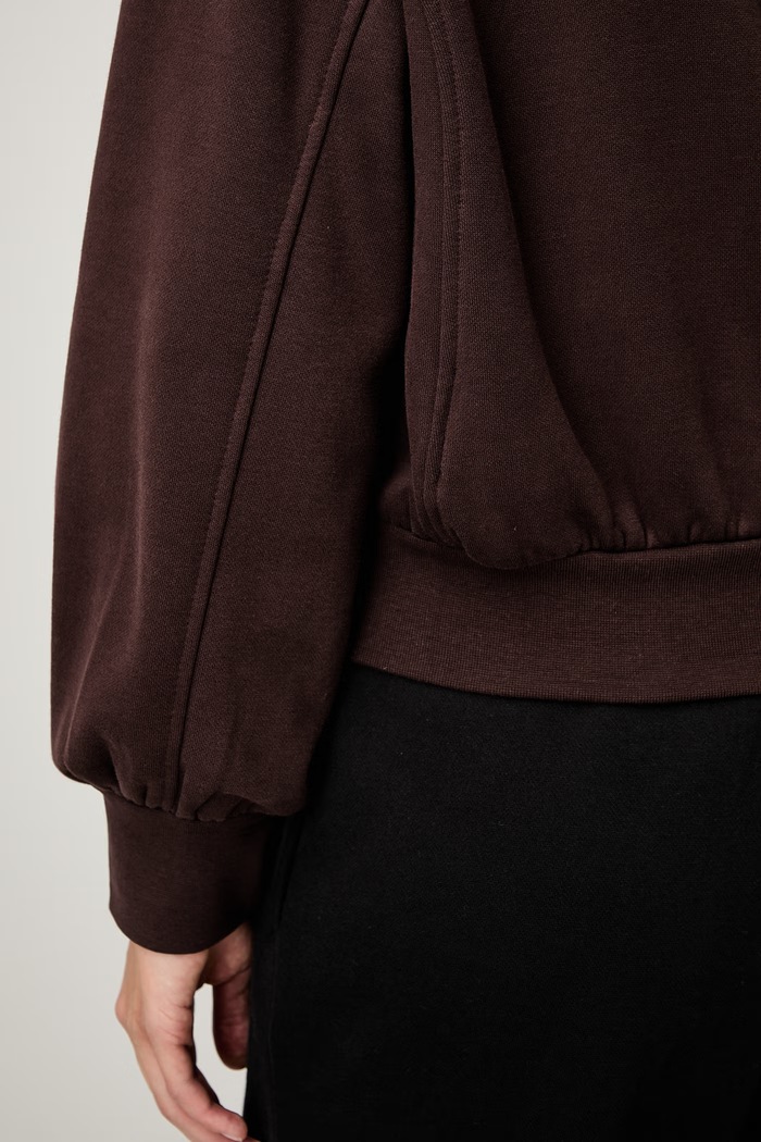 Puma bluza z kapturem damska z bawełną HER 694027 brązowy