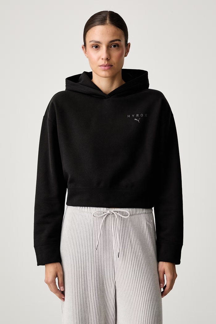 Puma bluza z kapturem damska z bawełną HER czarny 694027