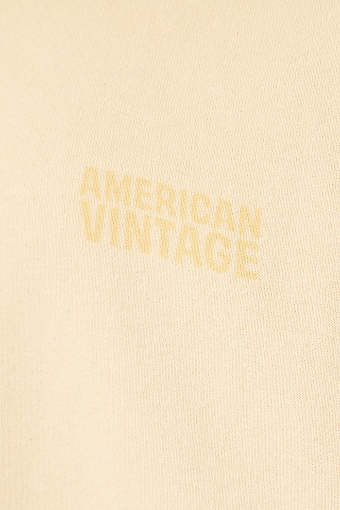 Bluza damska bawełniana American Vintage żółty JIT03B