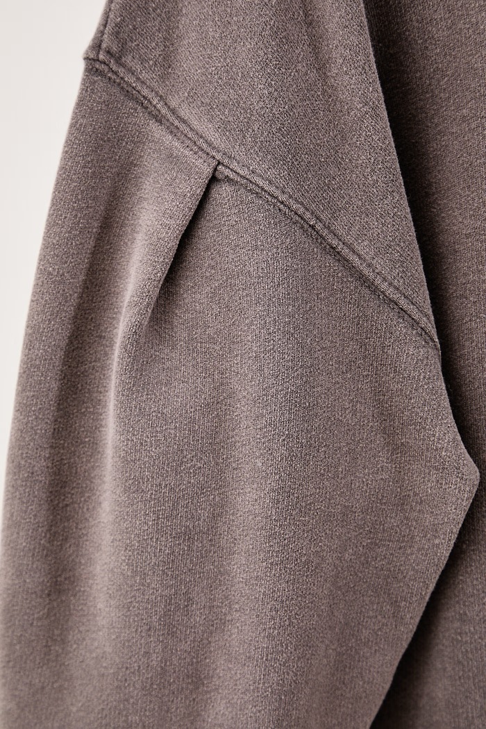 Bluza damska bawełniana American Vintage szary JIT03B