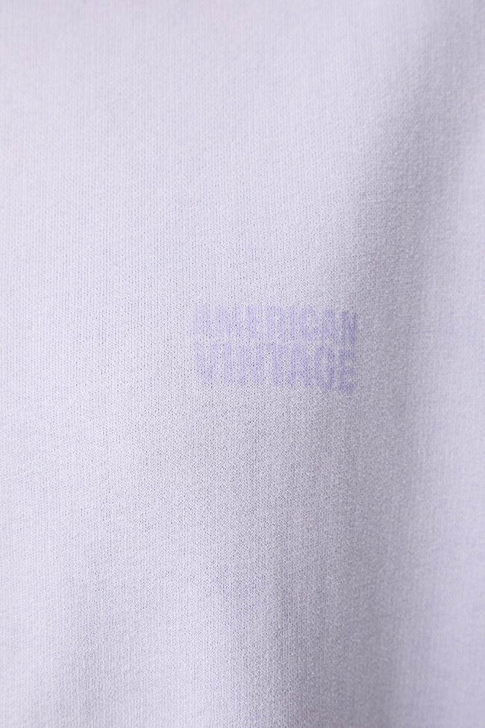 Bluza damska bawełniana American Vintage fioletowy JIT03A