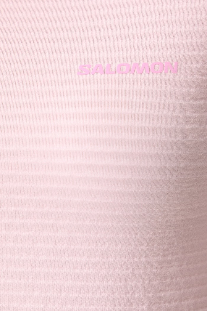 Longsleeve sportowy damski Salomon różowy LC3050500