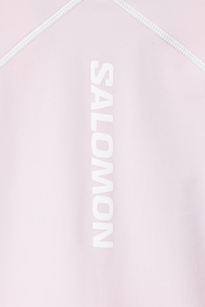 Bluza sportowa damska Salomon różowy LC3039400