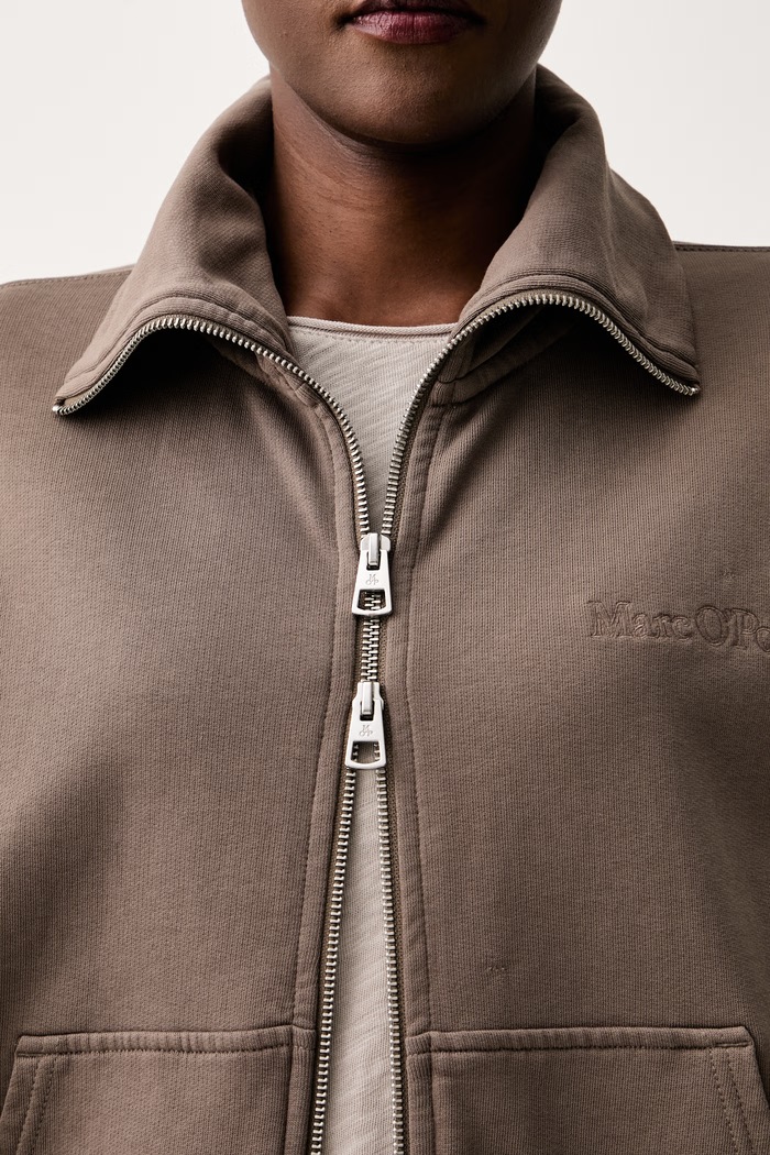 Marc O'Polo bluza rozpinana damska bawełniana 5000012497 beżowy