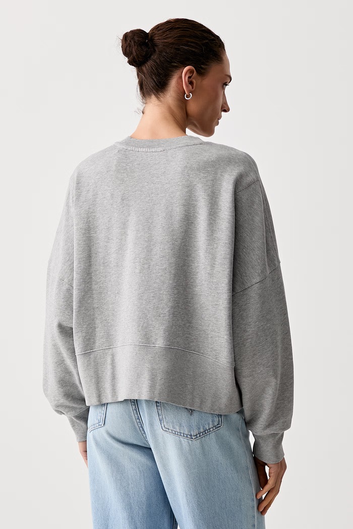 Odzież Marc O'Polo bluza damska bawełniana 5000012423 szary