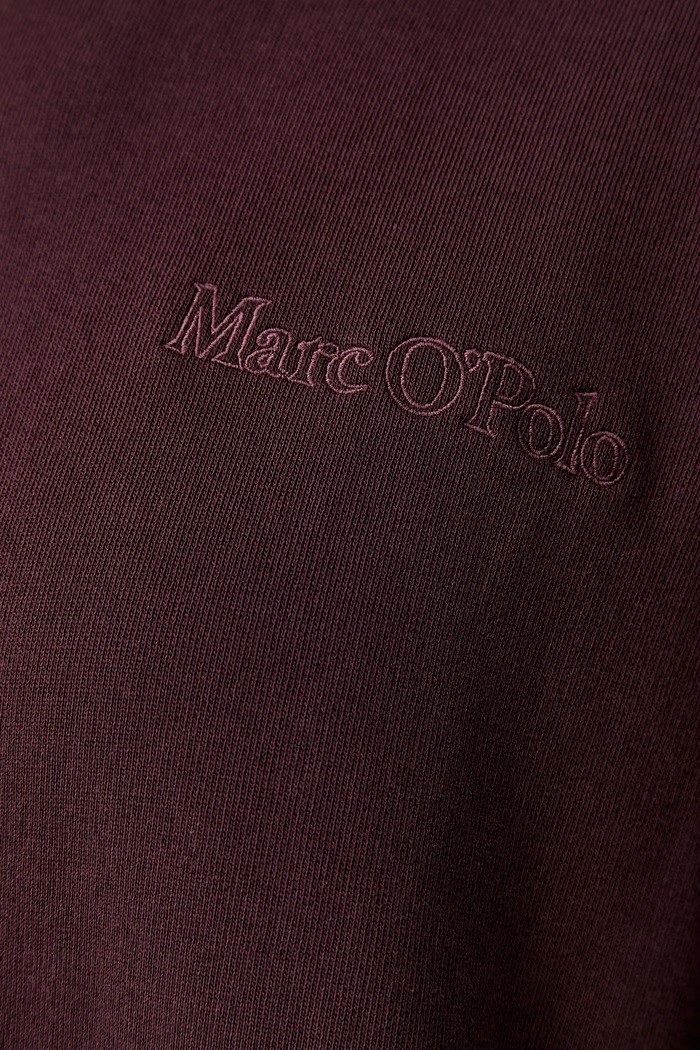 Marc O'Polo bluza damska bawełniana 5000012423 bordowy