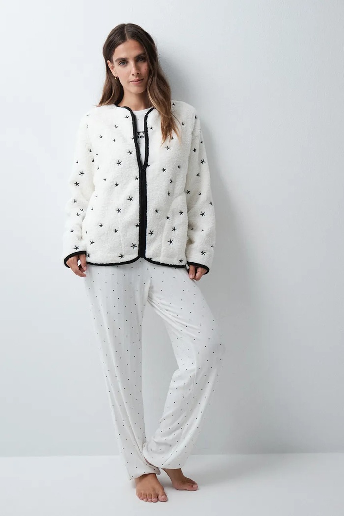 Odzież women'secret Bluza rozpinana damska 4414339 beżowy