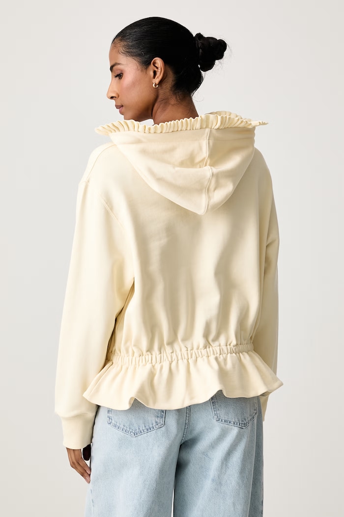 Odzież Stine Goya Bluza z kapturem damska bawełniana SG.AW26.T271.2430 beżowy