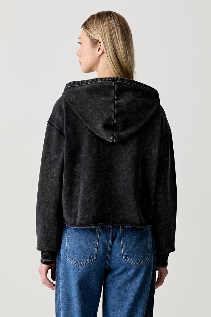 Odzież Karl Lagerfeld Jeans bluza oversize damska bawełniana B3W20020 czarny