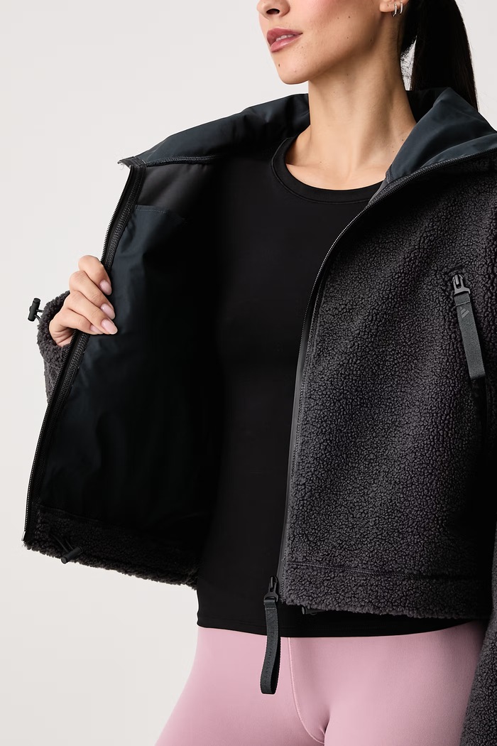 adidas by Stella McCartney Prijelazna jakna za žene s flisom KR6226