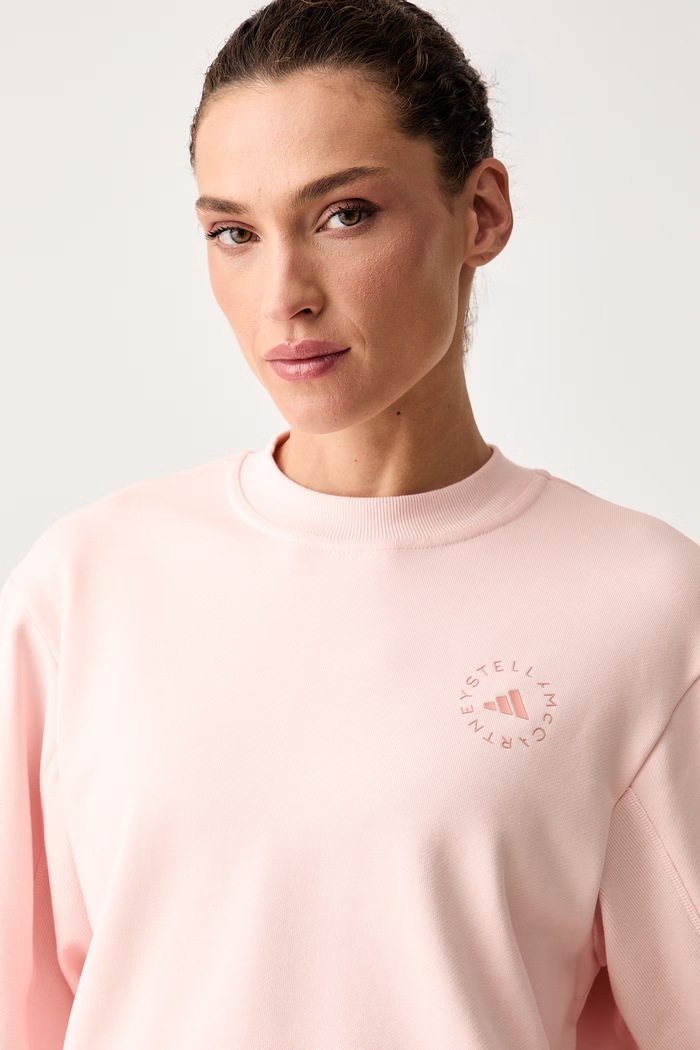 adidas by Stella McCartney bluza damska bawełniana różowy KR6276