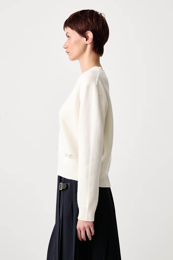 Sweter damski wełniany Anna A.P.C. WOASW.F23498 beżowy