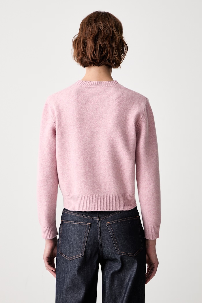 Oblečení A.P.C. svetr dámský vlněný Anna WOASW.F23498 růžová