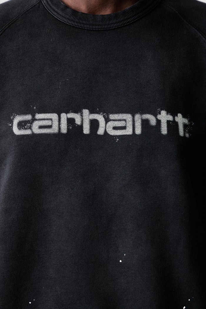 Carhartt WIP W Painter bluza z kapturem bawełniana damska I036843 czarny