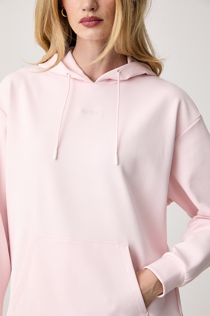Mikina s kapucňou dámska FABRIZIA Guess V6BQ17.K6354 ružová