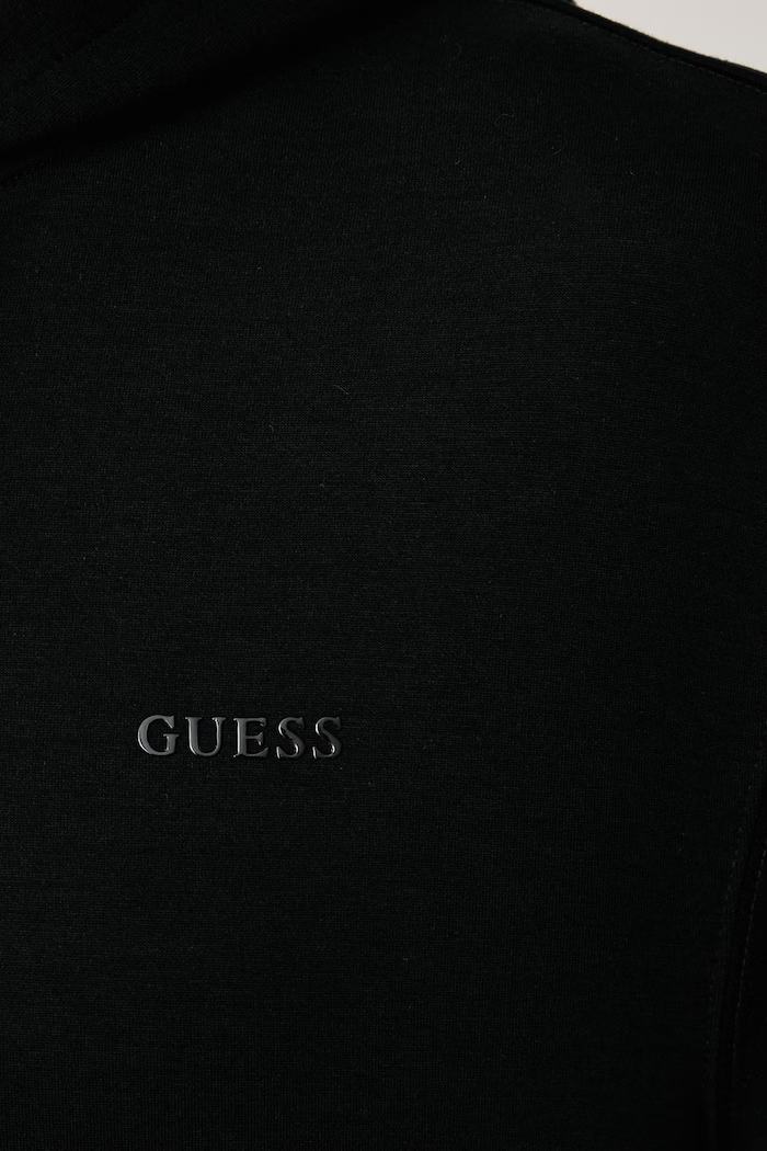 Bluza rozpinana z kapturem damska z wiskozą BRIANNA Guess czarny V6BQ12.K6338