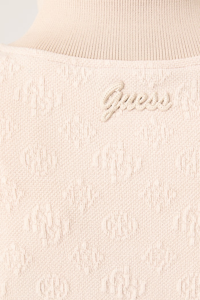 Rozepínací mikina dámská LAUDOMIA Guess béžová V6BQ06.K6280