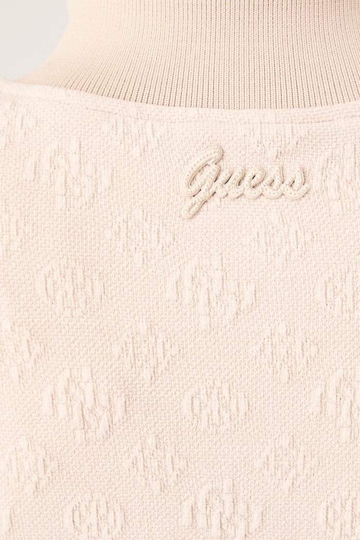Rozepínací mikina dámská LAUDOMIA Guess béžová V6BQ06.K6280