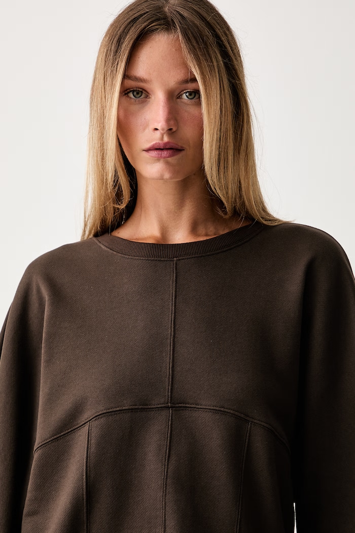 Twinset bluza damska bawełniana brązowy 262TP272A