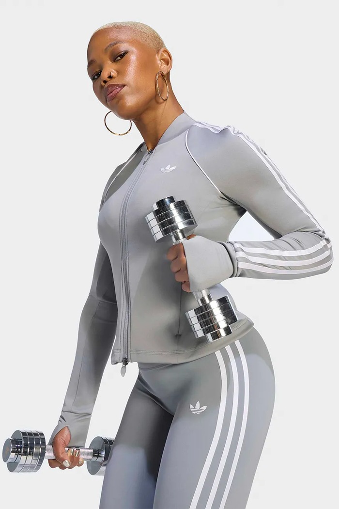 adidas Performance tréningová mikina dámska Originals Sport KT7030 sivá