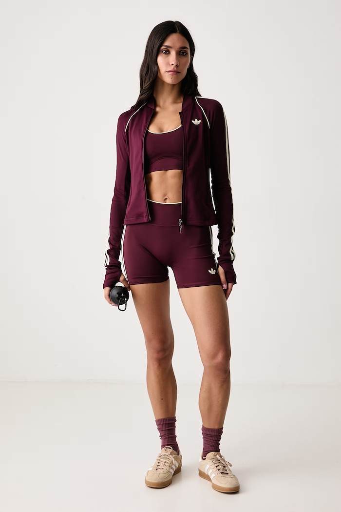adidas Performance Bluza treningowa damska Originals Sport KT7027 bordowy AW26