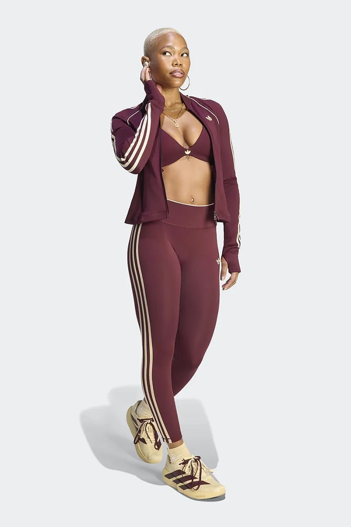 Oblečenie adidas Performance tréningová mikina dámska Originals Sport KT7027 burgundské