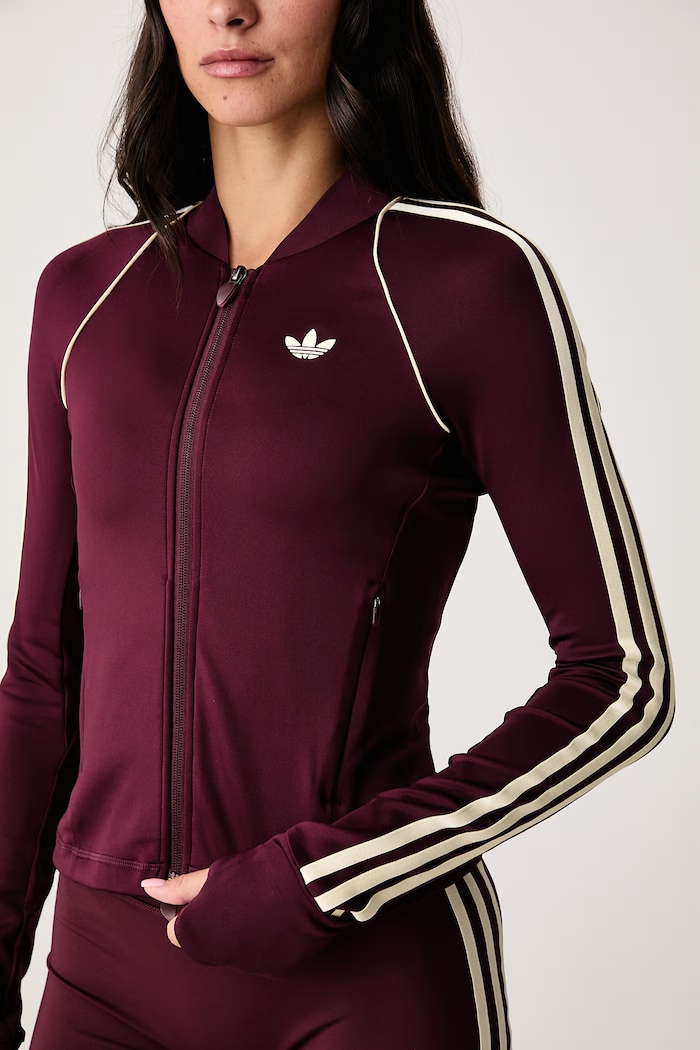 Bluza treningowa damska Originals Sport adidas Performance KT7027 bordowy