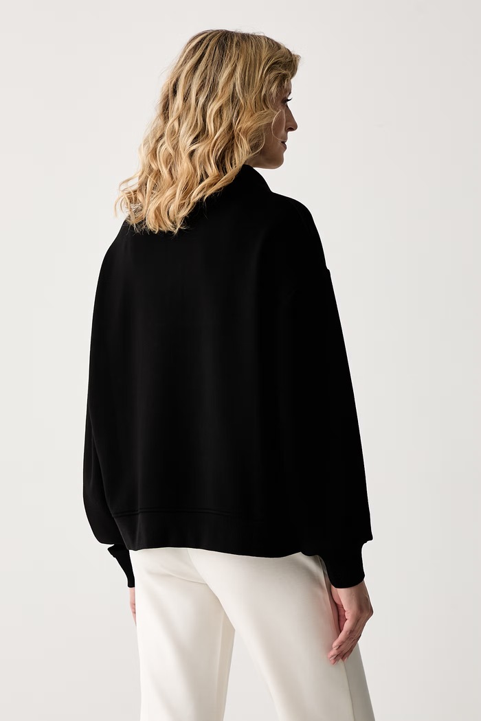 Abbigliamento Karl Lagerfeld felpa da donna con viscosa B3W44017 nero