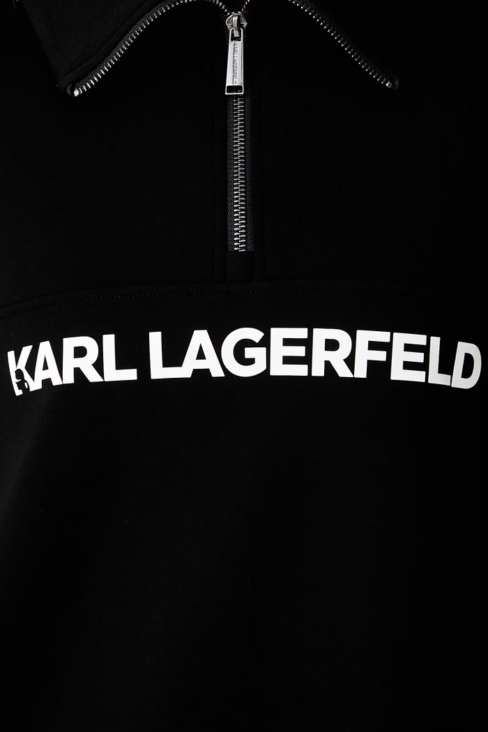 Karl Lagerfeld felpa da donna con viscosa B3W44017 nero