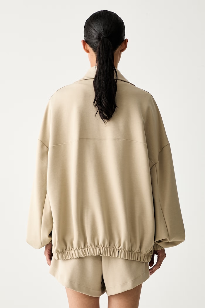 Odzież adidas Originals bluza rozpinana damska z lyocellem KY9246 beżowy