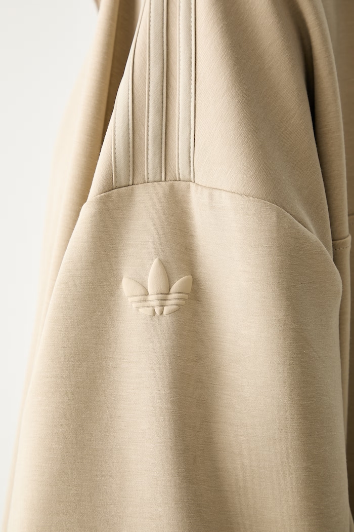 adidas Originals bluza rozpinana damska z lyocellem KY9246 beżowy