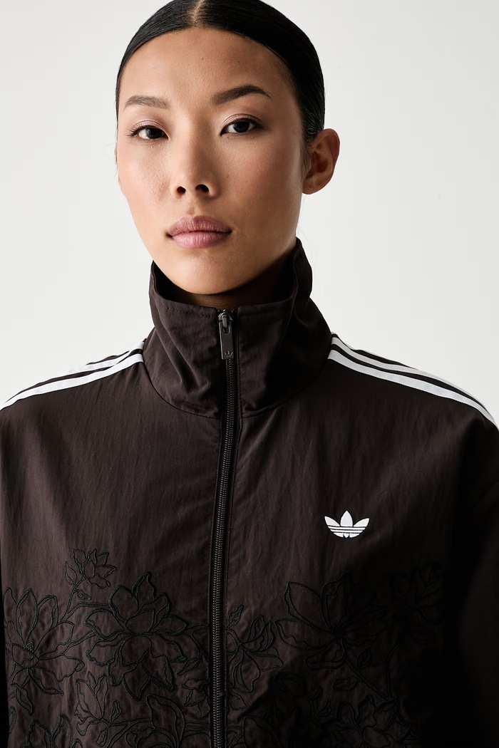 adidas Originals jopica ženska Floral Firebird rjava KX1874