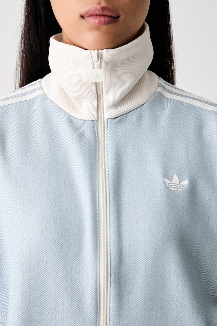 adidas Originals кофта на застёжке для женщин голубой KX1867