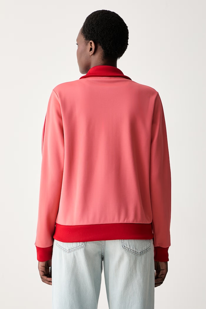 Odzież adidas Originals bluza rozpinana damska z bawełną Beckenbauer KV9564 różowy