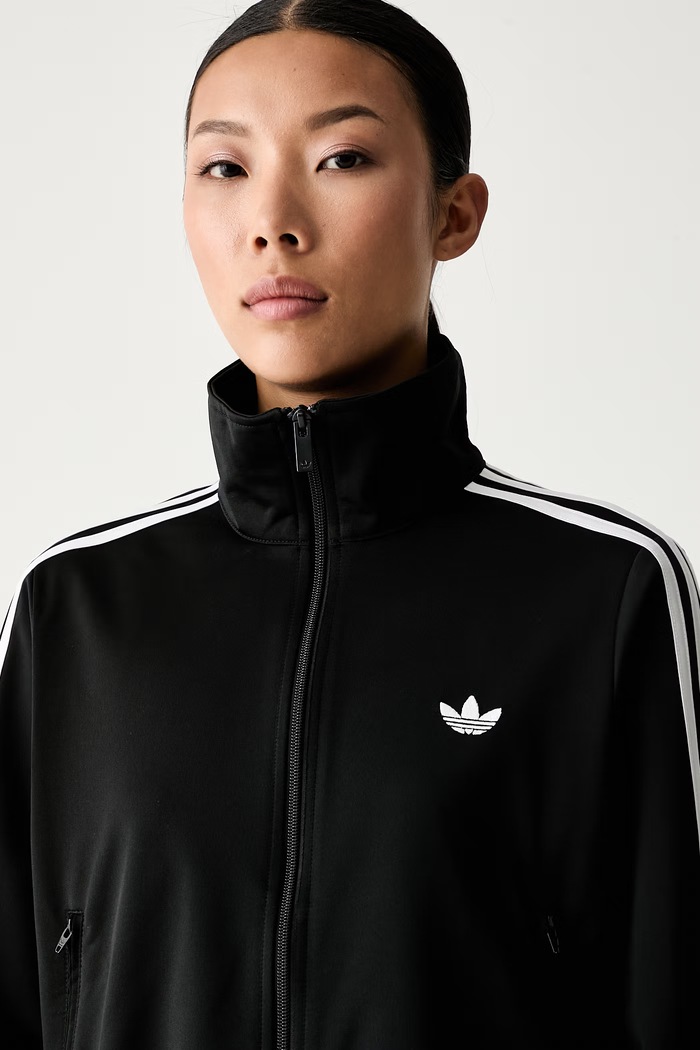 adidas Originals кофта на застёжке для женщин Firebird чёрный KV9552