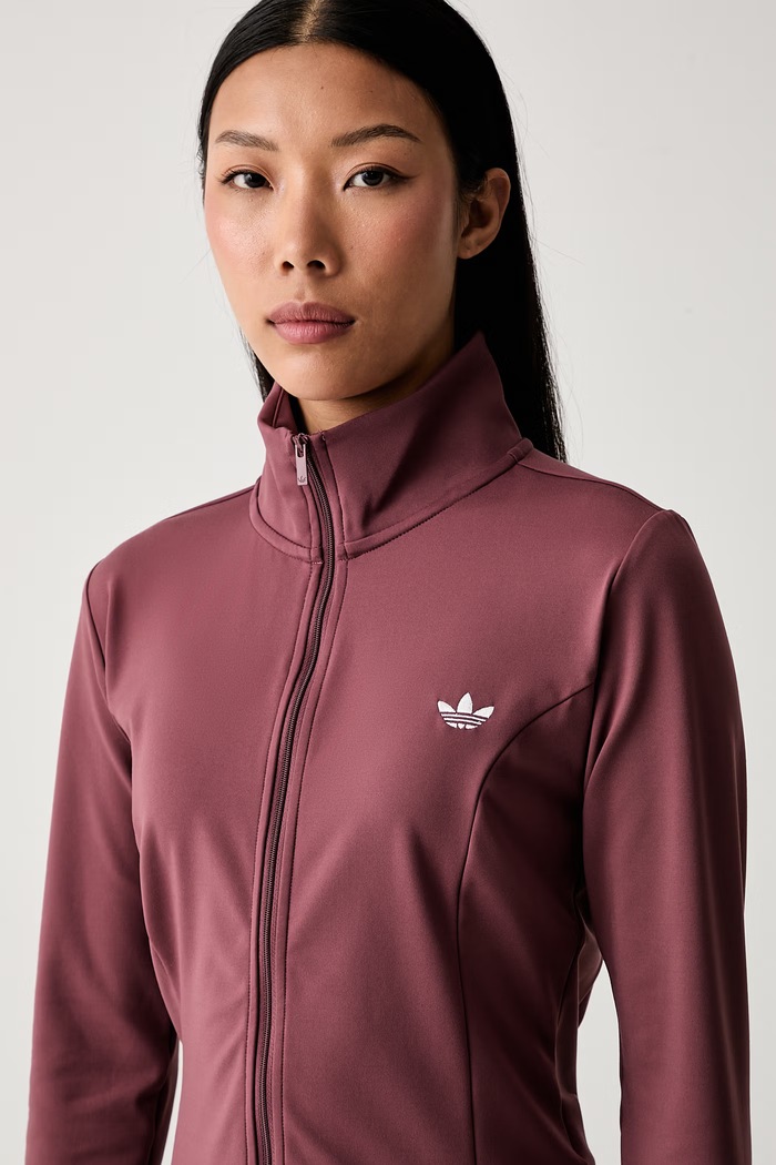 adidas Originals bluza rozpinana damska Essentials czerwony KV9161