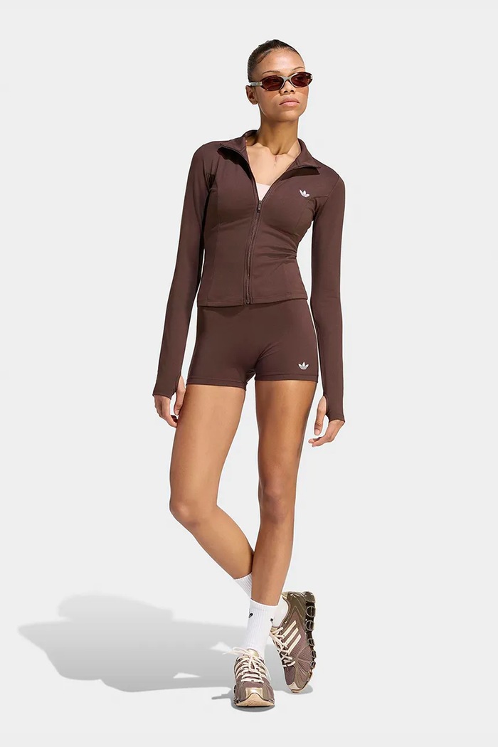 Odzież adidas Originals Bluza rozpinana damska Essentials KV9157 brązowy