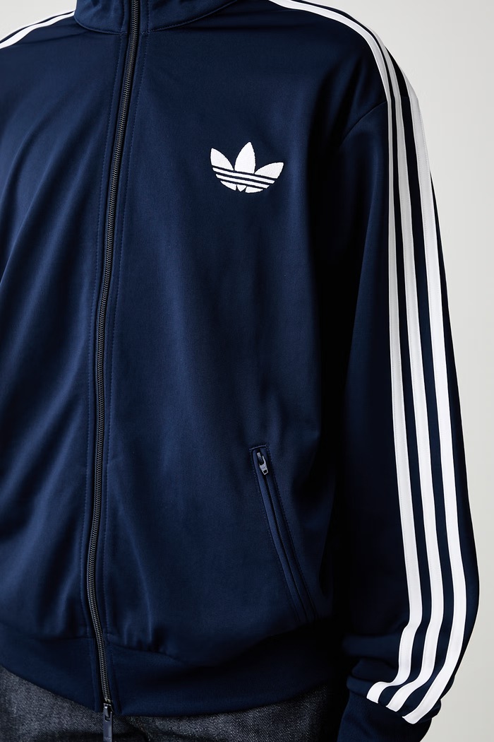 adidas Originals dukserica na zakopčavanje za žene Firebird KV5402 mornarsko plava