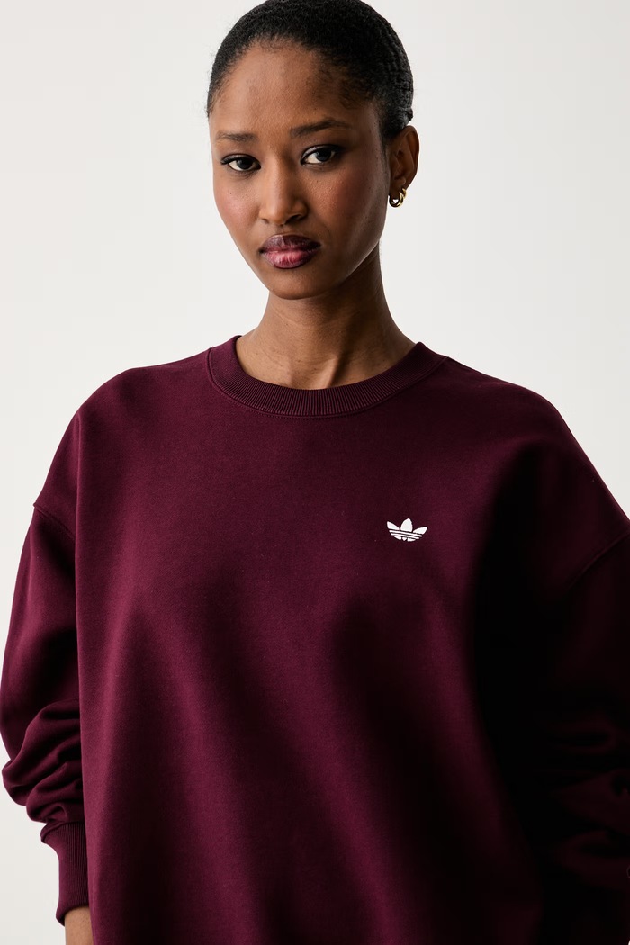 adidas Originals μπλούζα γυναικεία με βαμβάκι Essentials μπορντό KT2276