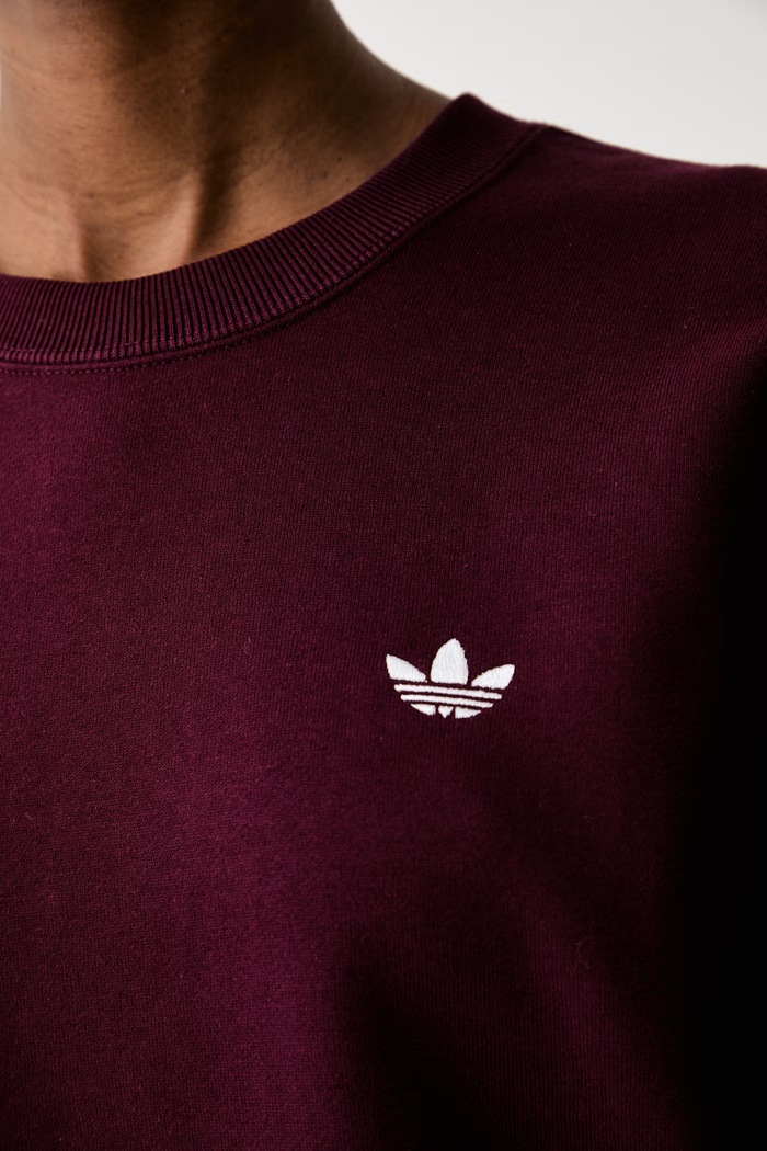 adidas Originals μπλούζα γυναικεία με βαμβάκι Essentials KT2276 μπορντό
