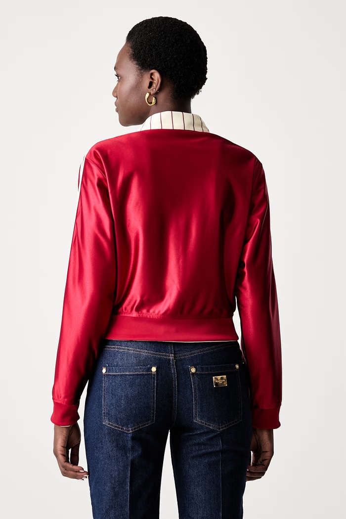 adidas Originals obojstranná mikina dámska Firebird béžová KT1850