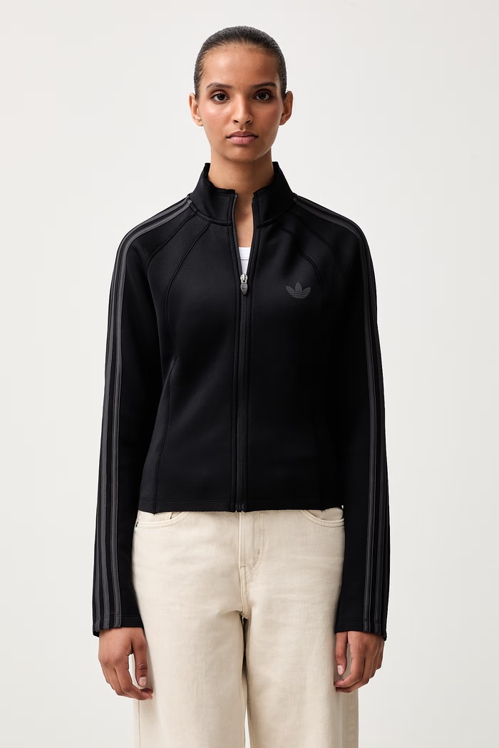 adidas Originals кофта на застёжке для женщин SST 2.0 чёрный KT1780
